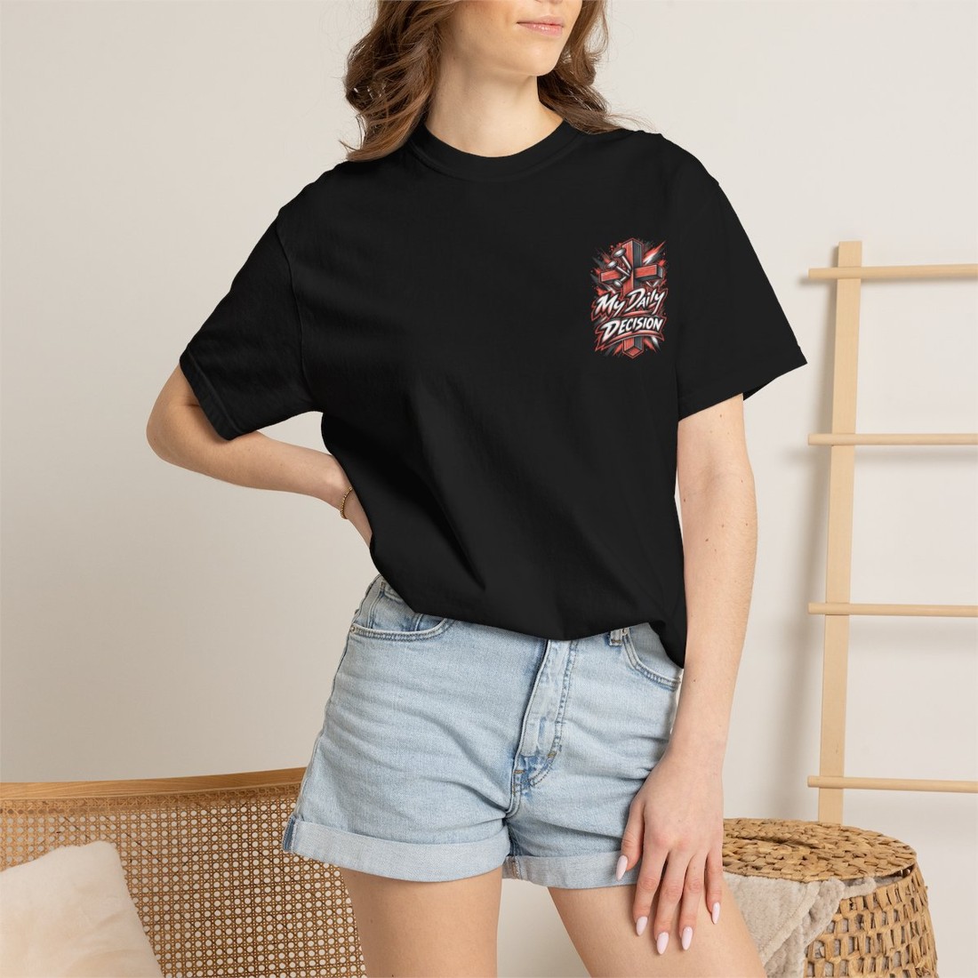Play For Him Softball T-Shirt — 'Play For Him' Colossians 3:23 Christian Sports Tee
