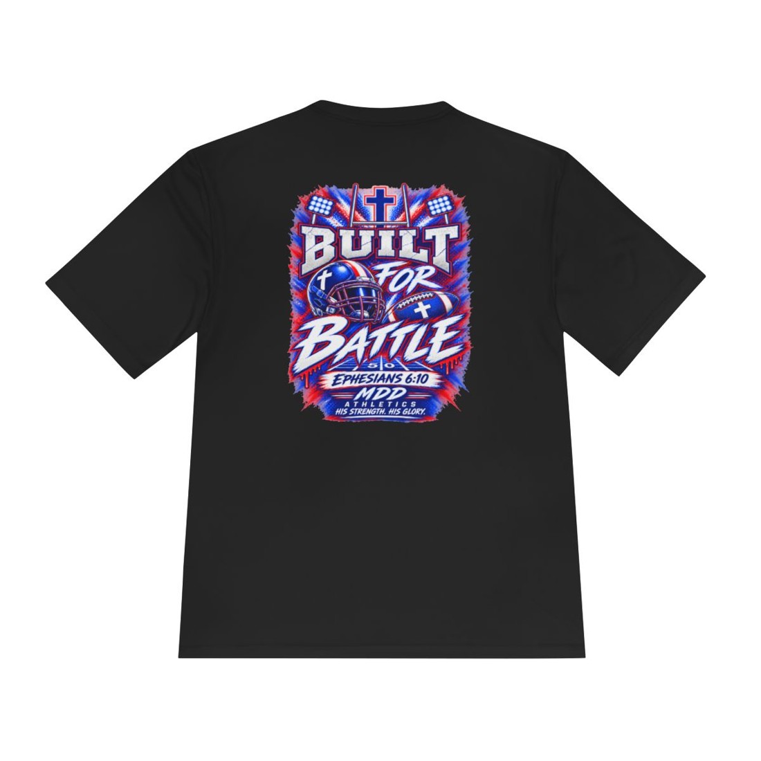 Built for Battle Tee — 'Built for Battle' Graphic Performance Shirt