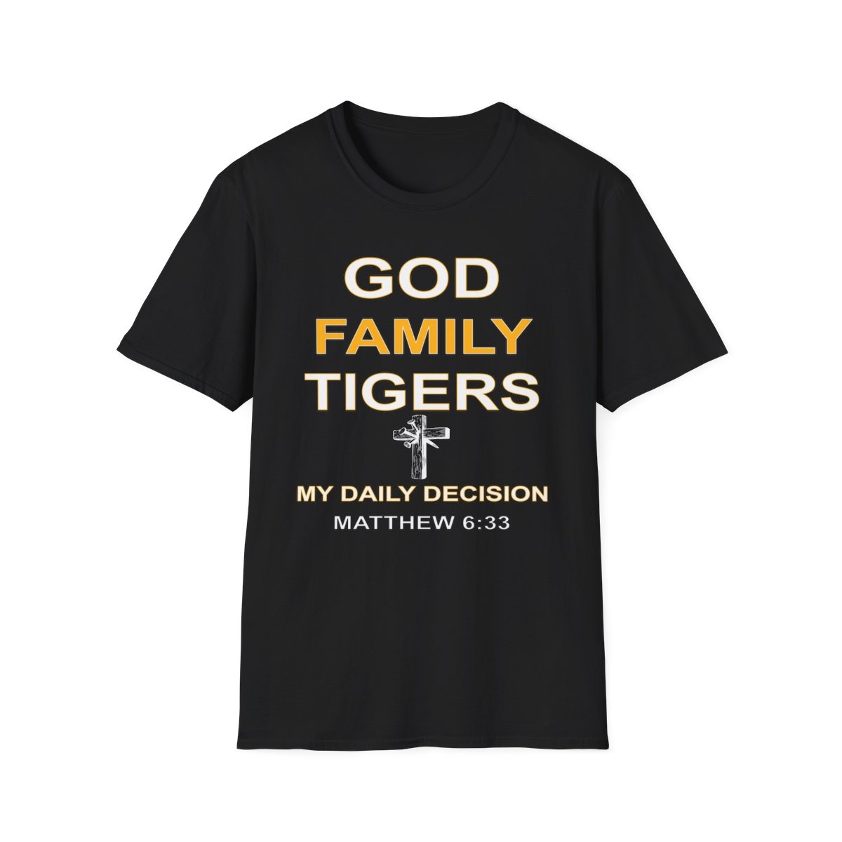 God Family Tigers Christian T-Shirt – My Daily Decision